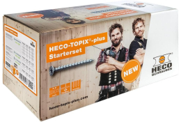 HECO-TOPIX-PLUS 62517 startovací balíček - zápustná + talířová hlava