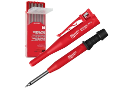 Tesařská tužka 2,8 mm Milwaukee, 1 ks tužky + 10 ks grafitové tuhy, 4932501156