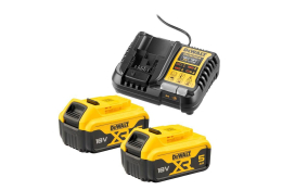 DeWalt DCB1104P2-QW Sada nabíječka XR a 2x 18V aku 5,0 Ah