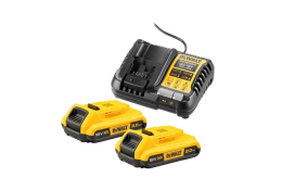 DeWalt DCB1102E2-QW POWERSTACK Starter Kit, nabíječka, 2x 1,7 Ah bat.