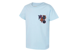 HUSKY Dětské bavlněné triko Tee Patch K, světle modré, vel. 128