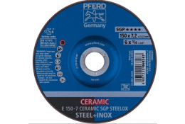 PFERD 69901759 Kotouč hrubovací E 150-7 Ceramic SGP Steelox