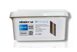 Hřebíky 34° 2,9 x 76 konvexní (2000ks) plastový box, 634876