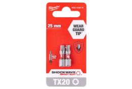 Milwaukee šroubovací bity SHOCKWAVE IMACT DUTY TX20 25 mm 2 ks 4932430874