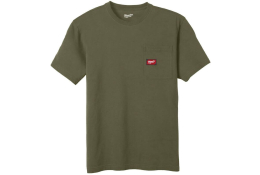 Milwaukee Pracovní triko WT SS GN s krátkým rukávem (XL) zelené, 4932493021