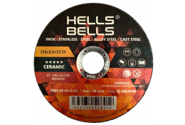 Hells Bells Řezný kotouč 230 x 2,0 x 22,2 mm SG-CERAMIC HBSG23020