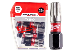 Milwaukee šroubovací bity SHOCKWAVE IMPACT DUTY TX30 25 mm 25 ks 4932430886
