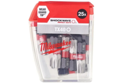 Milwaukee šroubovací bity SHOCKWAVE IMPACT DUTY TX40 25 mm 25 ks 4932430889
