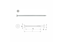 HECO-TOPIX-plus (zápustná hlava) MagicClose 6,0 x 160 mm - balení 100 ks