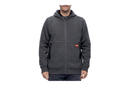 Milwaukee GRIDIRON mikina s kapucí na zip, šedá L 4932499395