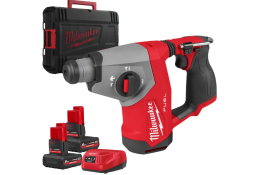 Aku kompaktní kombinované kladivo Milwaukee M12 2x aku, nabíječka, kufr 4933499185