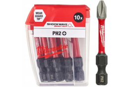 Milwaukee šroubovací bity SHOCKWAVE IMPACT DUTY PH2 50 mm 10 ks 4932430855