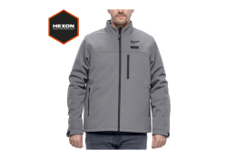 Milwaukee Aku HEXON vyhřívaná bunda M12 HJGR6-0 (M) šedá, bez Aku 4932493826