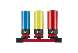 Milwaukee Hlavice nástrčné HEX ShW 1/2 - 3 ks v sadě 4932493370