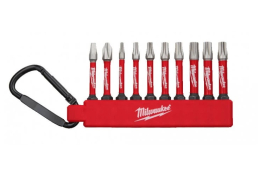 Milwaukee Sada bitů SHOCKWAVE IMPACT DUTY 10 ks s karabinou 4932480941