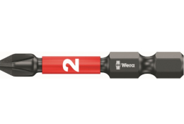 Wera 073956 Bit phillips-recess impact 851/4 IMP DC PH 2 x 50 mm SB