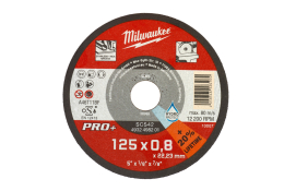 Milwaukee řezný kotouč PRO+ SCS 42/125 x 0,8 mm 4932498201