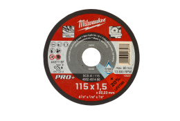 Milwaukee Tenké řezné kotouče na kov PRO+ SCS 41 (115 x 1,5), 4932451486
