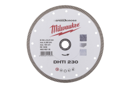 Milwaukee diamantový rozbrušovací kotouč DHTI 230x22,23 mm - celoobvodový 4932492156