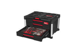 Milwaukee vybavený box na nářadí PACKOUT, kleště + kladiva, 76 ks nářadí, 4932501866