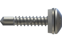 Samovrtný šroub, kul.hlava, 4,8 x 25 mm, SIT® 25, bimetal A2/ocel, nenatřený 500ks 14673/9