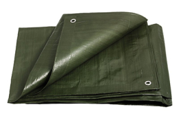 PE plachta zakrývací 6 x 8 m 200g/1m2 zelená