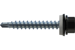 Farmářský vrut (6-ti hranná hlava) celý závit 4,8 x 35/30 mm - 100 ks v balení RAL 9005