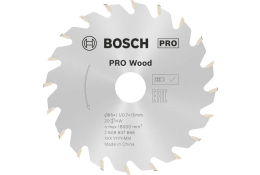 Pilový kotouč na dřevo 85 x 15 mm, 20 zubů, 2608837666 (1,1/0,7x15 mm)