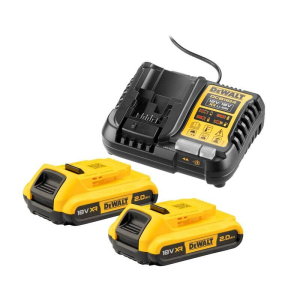 DeWalt DCB1102E2-QW POWERSTACK Starter Kit, nabíječka, 2x 1,7 Ah bat.