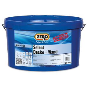 ZERO Select Decke + Wand LF 2,5 l interiérová barva