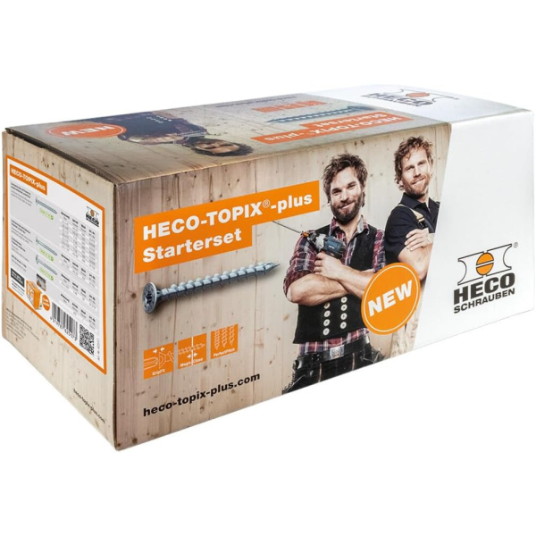 HECO-TOPIX-PLUS 62517 startovací balíček - zápustná + talířová hlava: obrázek 1