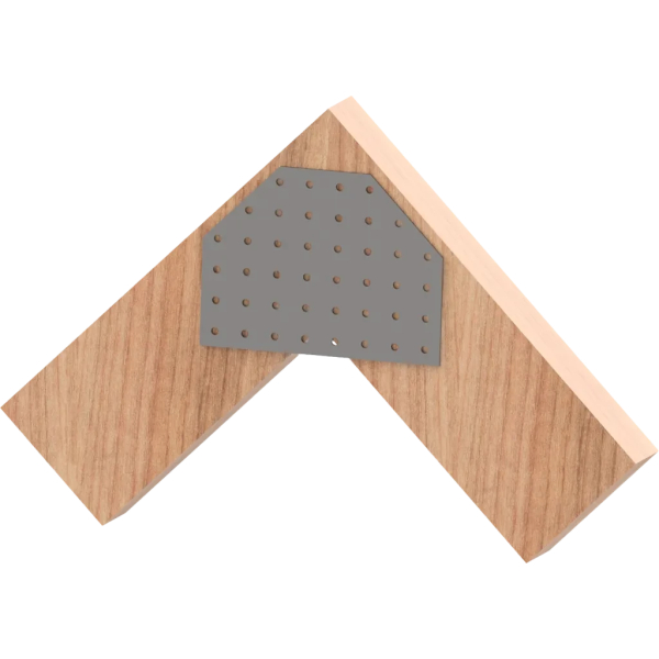 BOVA Spojovací deska zkosená 2x DS2 03-03 200 x 100 x 2 x 400 x 115, 03-03: obrázek 2