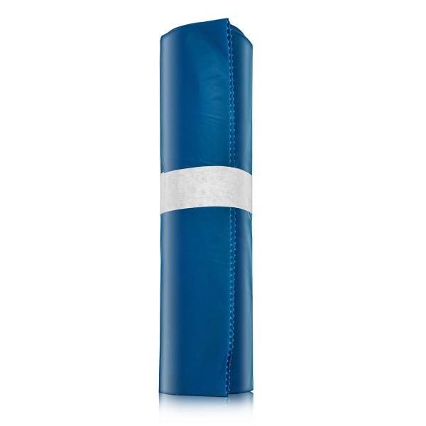Pytle na odpad 70 x 110 cm modré 120 l, 100 my - 10 ks v roli: obrázek 1