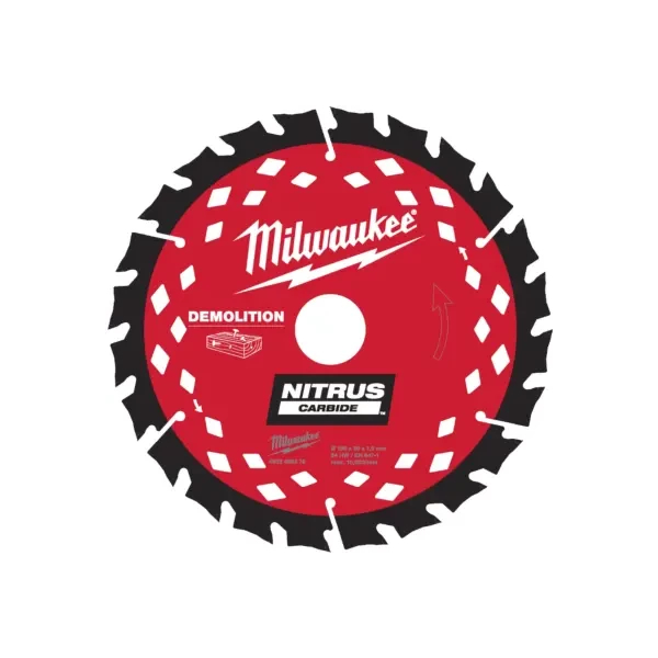Milwaukee kotouč CSB P WD 190X30X1.6X24ATB, na dřevo s hřebíky, 1ks, 4932499376: obrázek 1