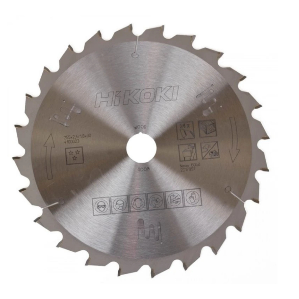 HiKoki 4100023 Pilový kotouč pro řezání dřeva 255 x 30 Z24: obrázek 1