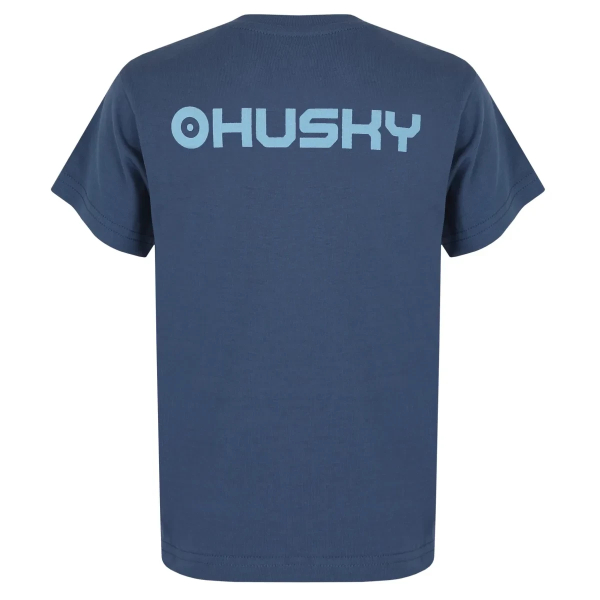 HUSKY Dětské bavlněné triko Tee Patch K, modré, vel. 152: obrázek 2