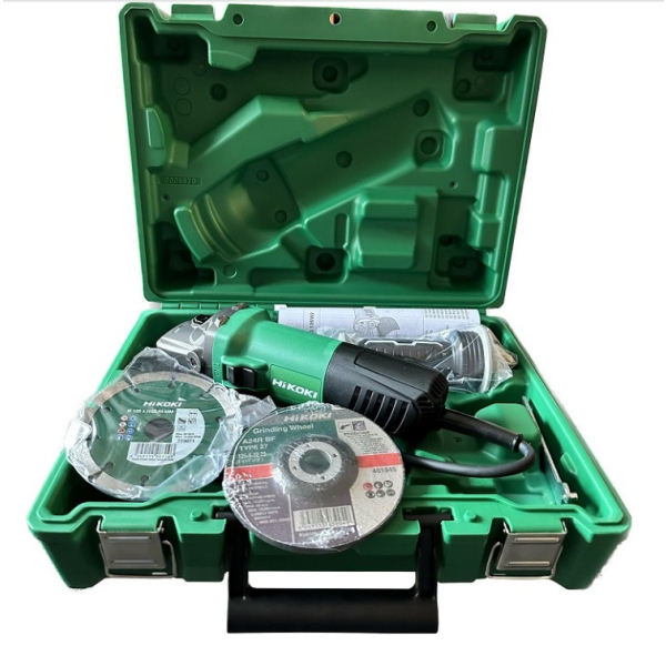 HiKoki G13SW2Y4Z Bruska úhlová 125 mm 1200W v plast. kufru + diamantový kotouč: obrázek 1