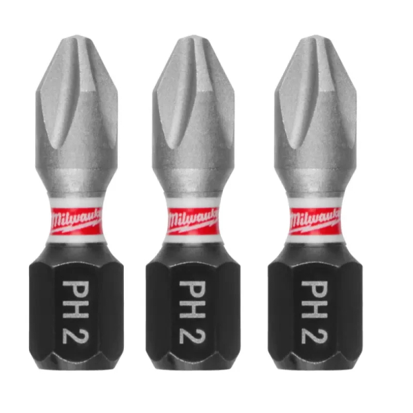 Milwaukee Šroubovací bity PH2 x 25 mm SHOCKWAVE Impact Duty (3 ks) 4932500353: obrázek 1