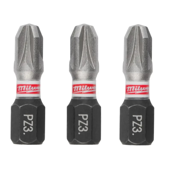 Milwaukee Šroubovací bity PZ3 x 25 mm SHOCKWAVE Impact Duty (3 ks) 4932500357: obrázek 1