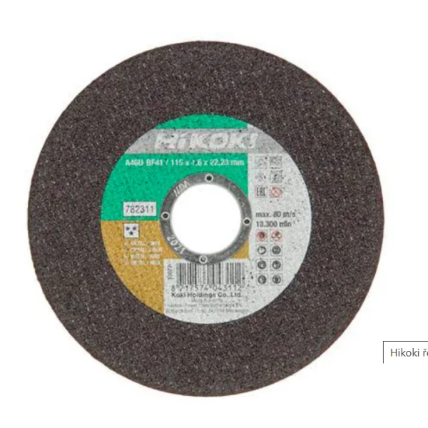 HiKoki 782315 Řezný kotouč na nerez a kov žlutý 230 x 1,9 mm typ A46U: obrázek 1