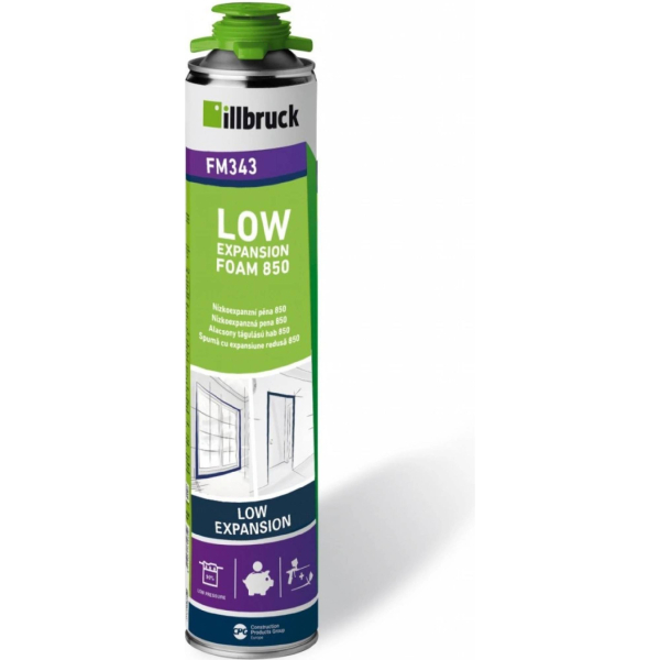 ILLBRUCK FM343 polyuretanová nízkoexpanzní pěna 850 ml: obrázek 1