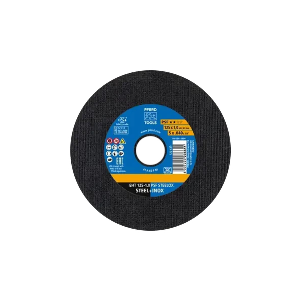 PFERD 65508100 Kotouč rozbrušovací EHT 76-1 PSF Steelox/10: obrázek 1