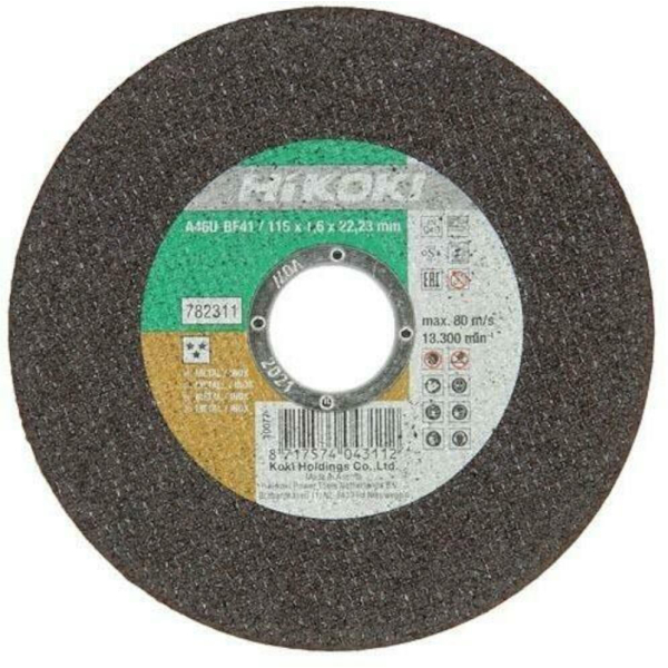 HiKoki 782313 Řezný kotouč na nerez a kov žlutý 150 x 1,6 mm typ A46U: obrázek 1