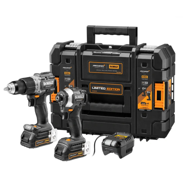 DeWALT 18V McLaren Limitovaná Kombosada aku nářadí 18V/2x5Ah, DCK200MP2T-QW: obrázek 1
