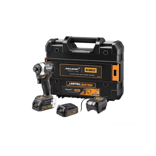 DeWALT 18V McLaren rázový utahovák  1/4", 2 x 5.0 Ah, nabíječka, Kufr TSTAK: obrázek 1