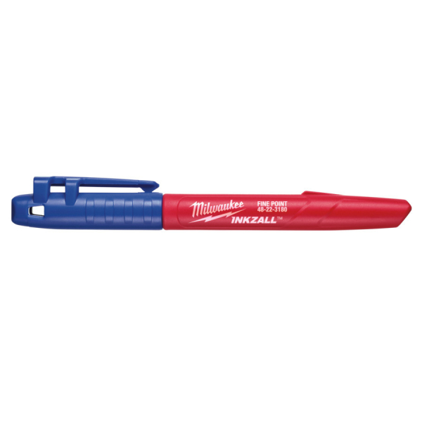 MILWAUKEE 48223180 Modrý stavební popisovač jemný hrot 1 mm: obrázek 1