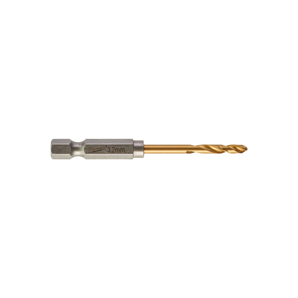 MILWAUKEE - Vrták do kovu RED HEX HSS-G TiN pr 3.2 x 66,5/23 mm - (2ks) 48894706: obrázek 1