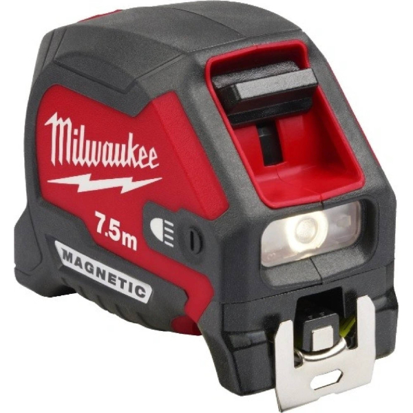 MILWAUKEE Svinovací metr magnetický s LED 7,5m/30mm, 4932492469: obrázek 1