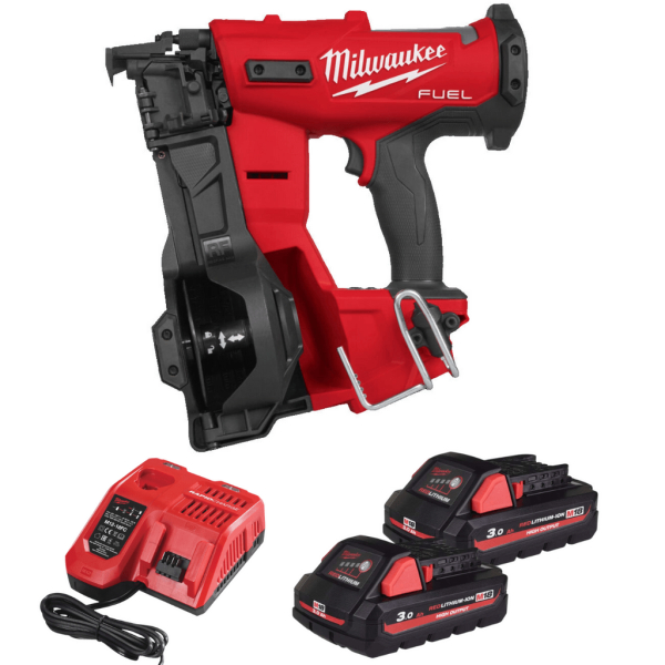 Milwaukee M18 FRCN45-302X Aku cívková hřebíkovačka,, 2x Aku M18 HB3 + nabíj., 4933498169: obrázek 1