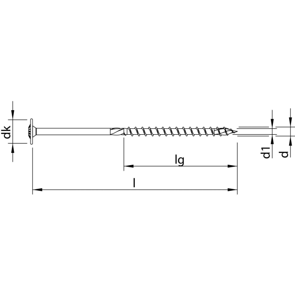 HECO-TOPIX-plus (talířová hlava XL) částečný závit 8,0 x 260 mm - balení 50 ks 61351: obrázek 2